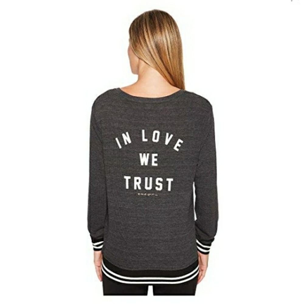 NWT Spiritual Gangster "In Love We Trust" V Neck - Picture 1 of 8